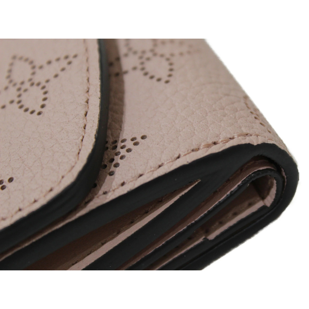 LOUIS VUITTON Portefeuille Iris Mahina Magnolia Pink Folding Wallet Compact - Picture 7 of 10